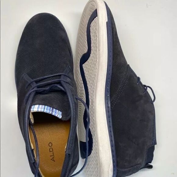 Aldo Blue Suede Chukka Boots Men's Size: US 7 UK 6 EU 39(C16) - Picture 5 of 9